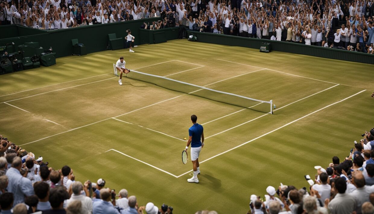 novak djokovic vs wimbledon crowd