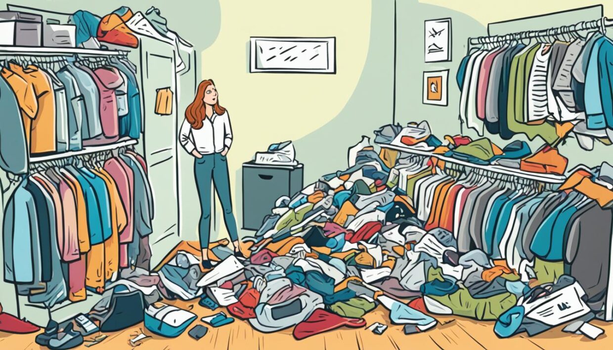 Decluttering closet