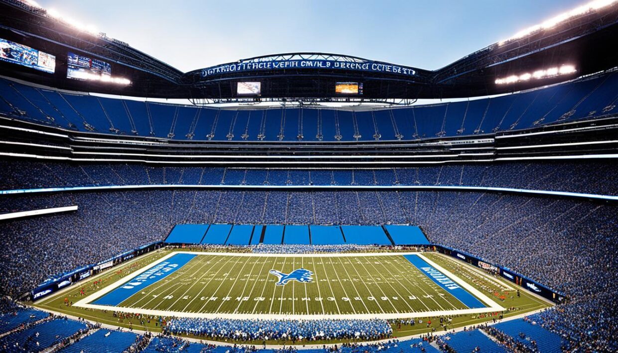 Detroit Lions history at Ford Field in Michigan