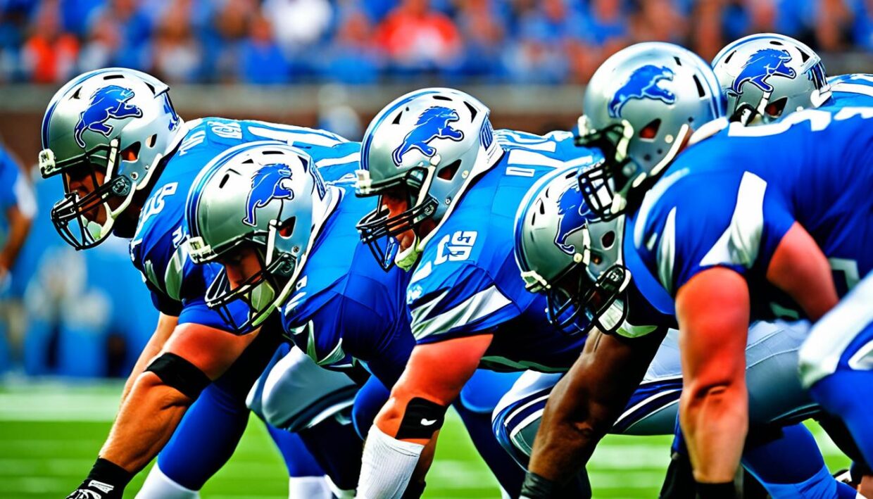 Detroit Lions offensive line