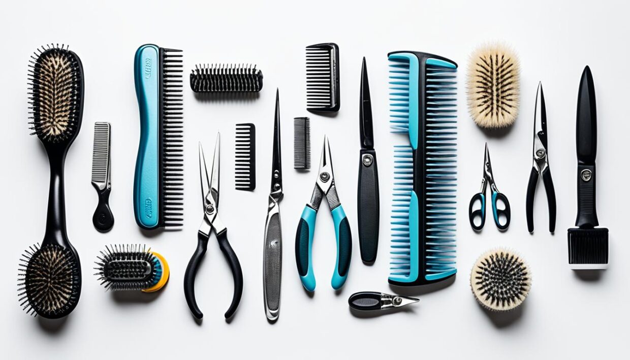 Essential pet grooming tools for dog grooming supplies