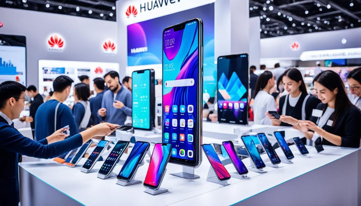 Huawei smartphones in the market recovery phase