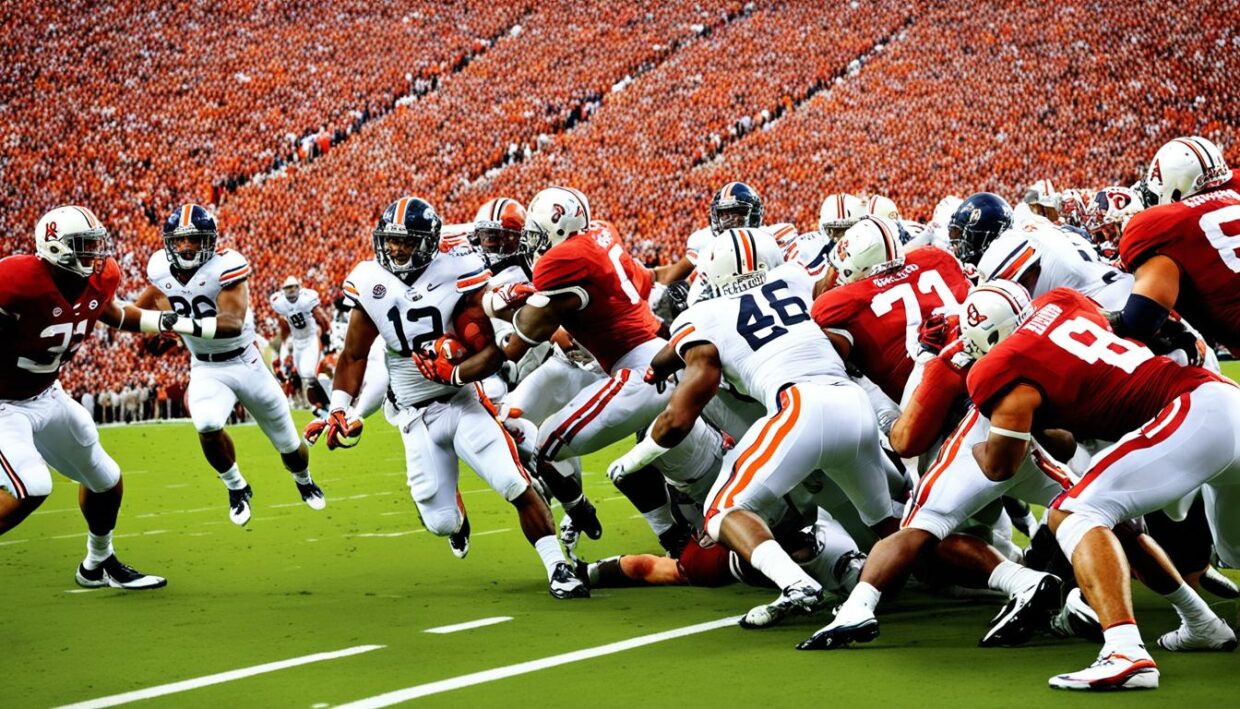 Iron Bowl Alabama vs. Auburn college football rivalry