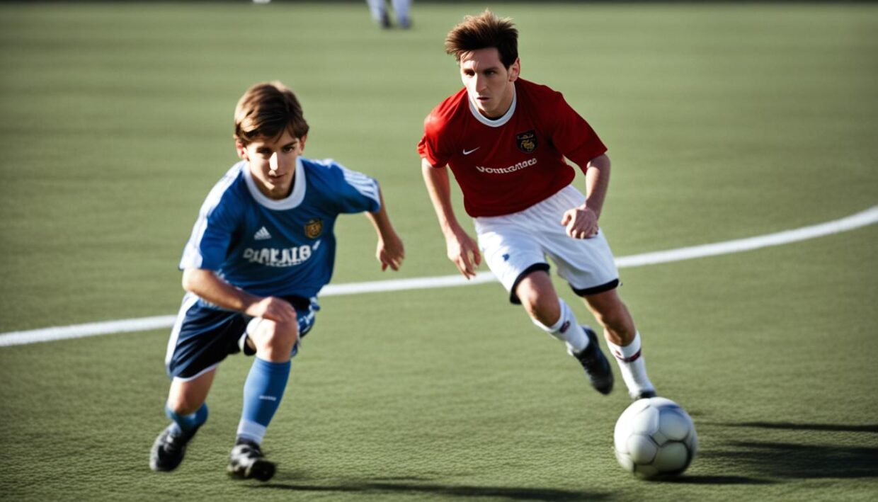 Messi's early career with Newell's Old Boys and growth hormone deficiency challenges