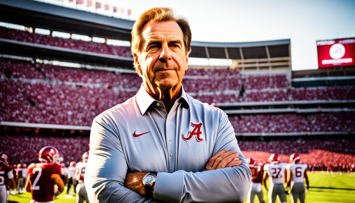 Nick Saban Alabama football coach