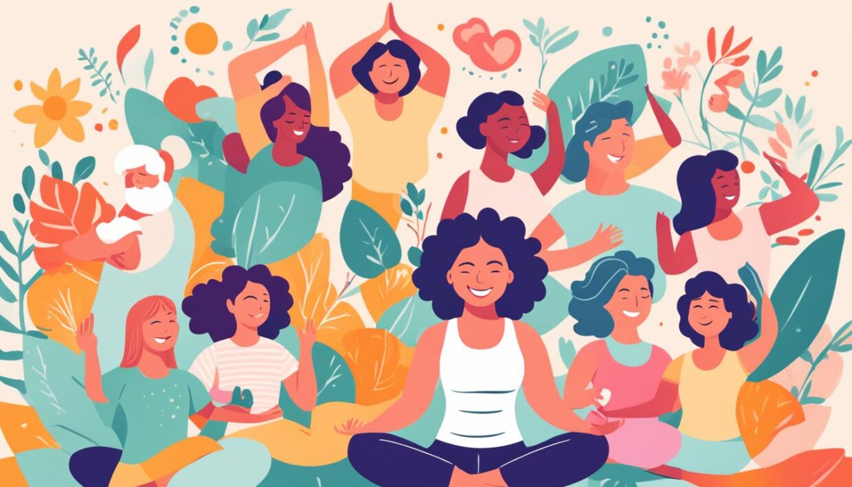 Self-care promoting wellness routines