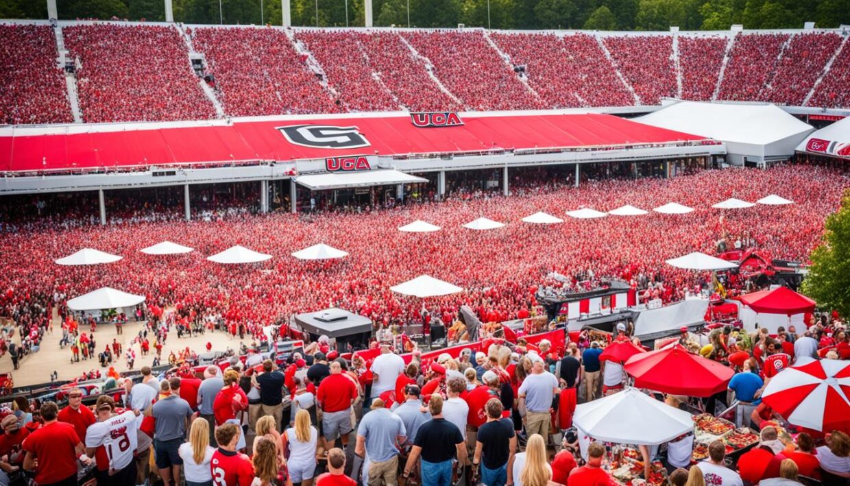 UGA game day food in Athens