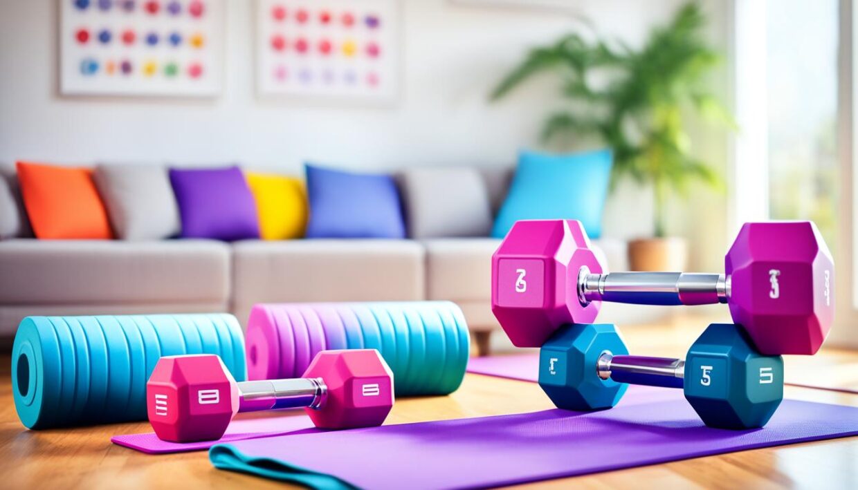 Versatile dumbbells for effective home workouts