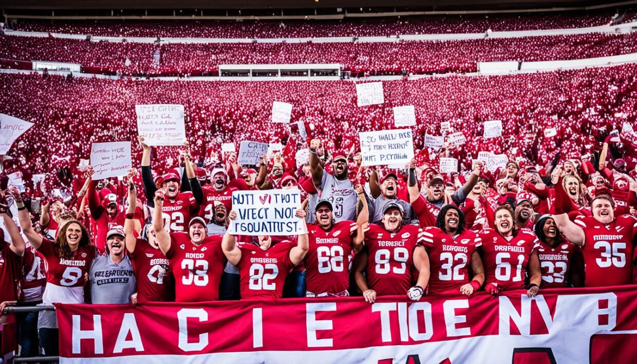 community support in Razorbacks football bonding