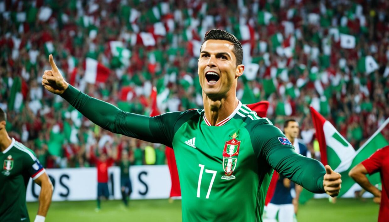 cristiano ronaldo international career with Portugal