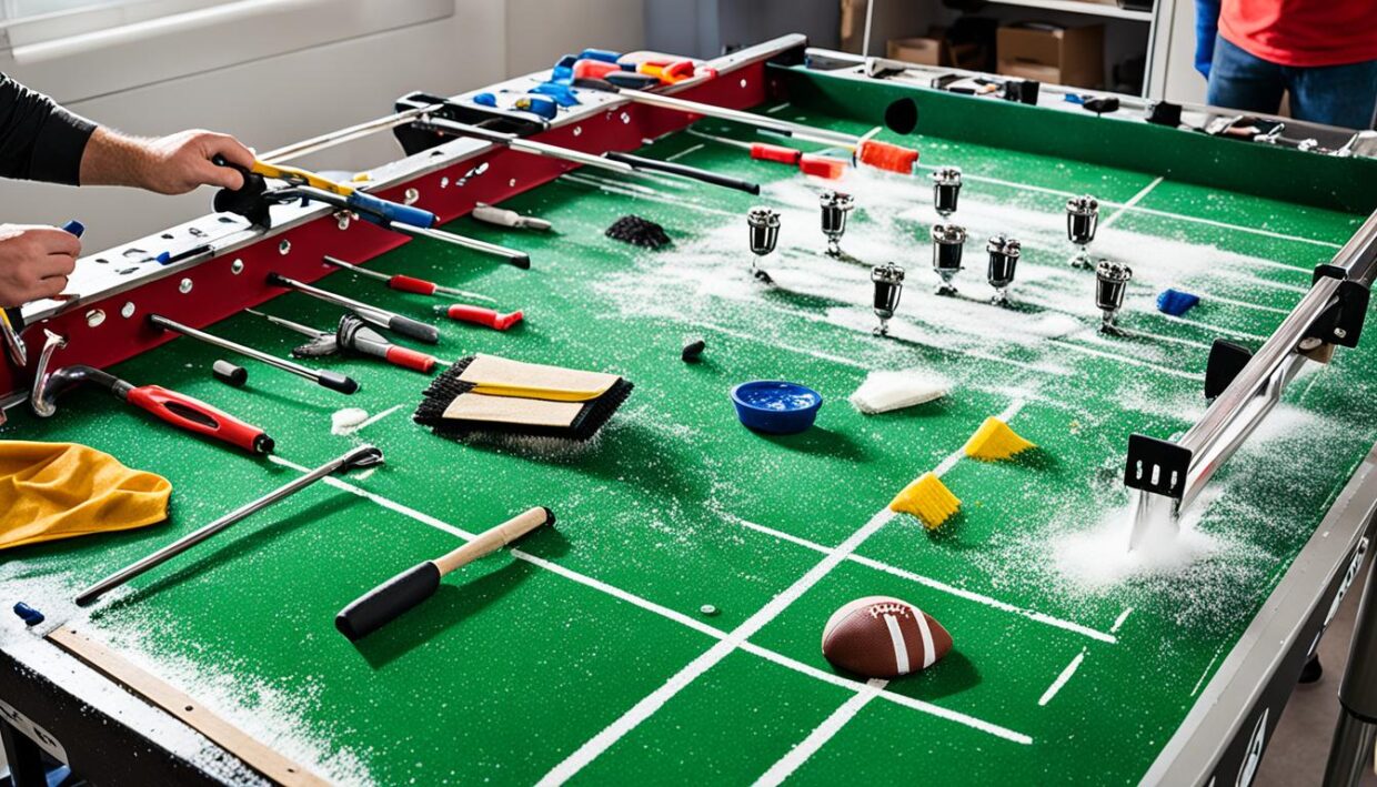 maintenance for football tables