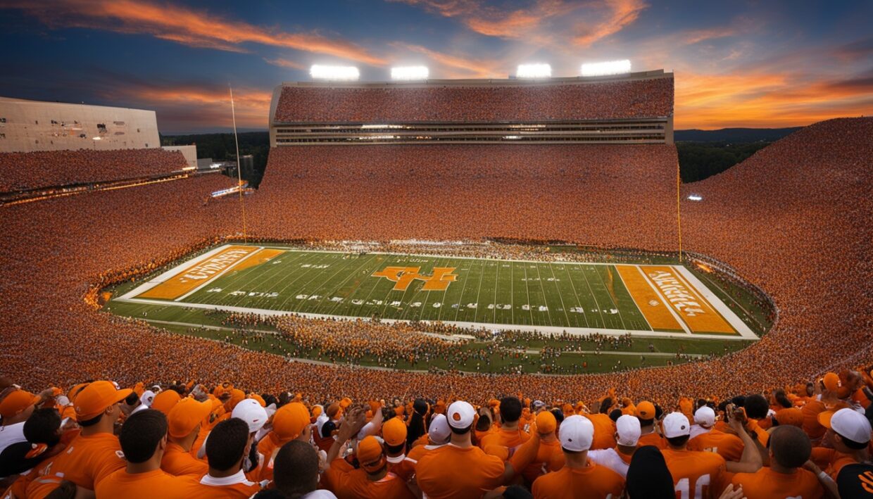 neyland stadium during game day experience