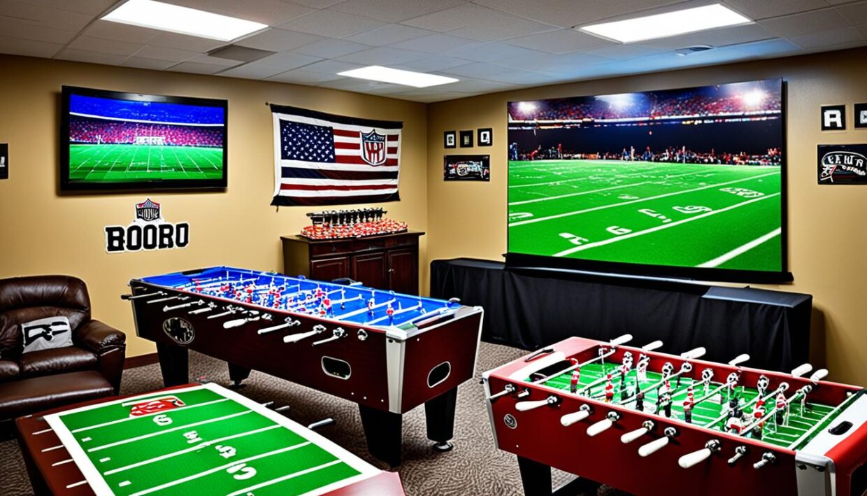 setup football table